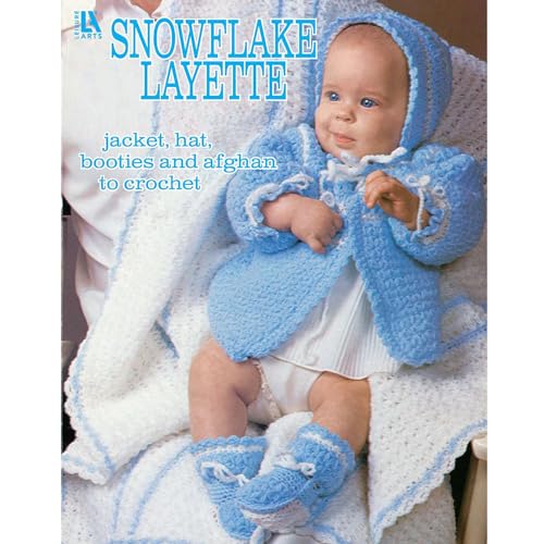 Leisure Arts Snowfall Layette Crochet Book,...