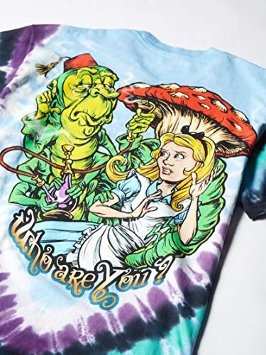 Liquid Blue Don't You Know Alice in Wonderland Mad Here Tie Dye T-Shirt2