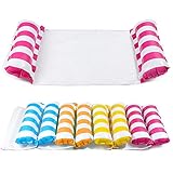 Uniguardian Aufblasbares Schwimmbett Schwimmende Hängematte Wasser-Hängematte 4-in-1Loungesessel Pool Lounge Wasserhängematte Bett Liege für Erwachsene und Kinder
