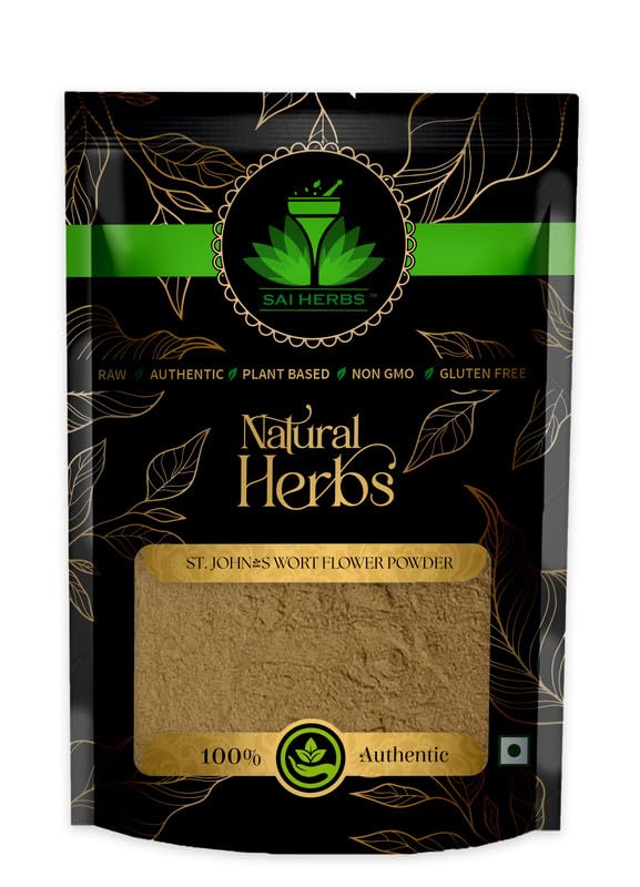 Image of Stjohn Wort Flower Powder | Pure & Natural | 100g