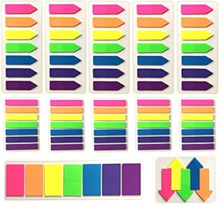 1640 Pieces Sticky Notes Index Label Text Highlighter Strips, Transparent Tabs Flags Stickers for Page Marker