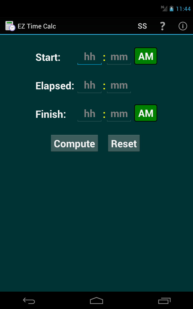 EZ Time Calculator App on Amazon Appstore