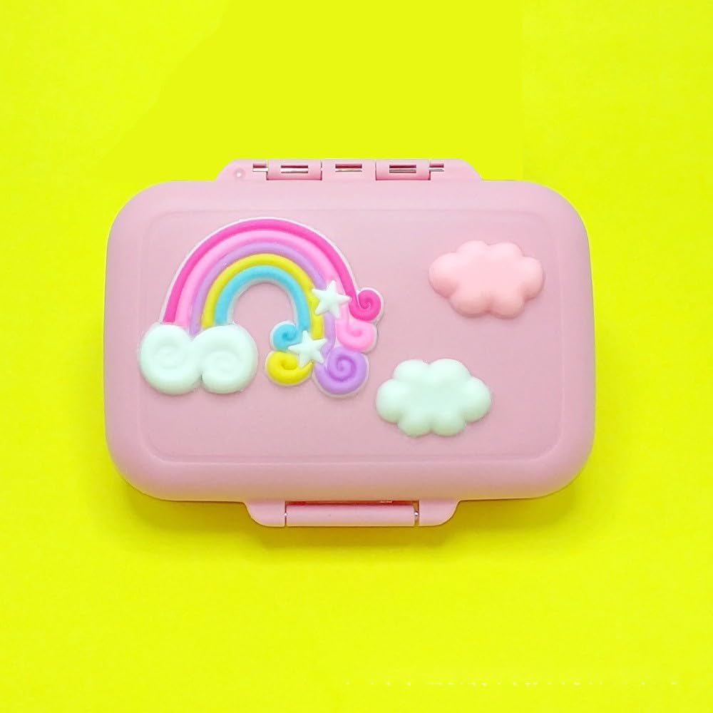 PandaEar Baby Teeth Keepsake Box, Tooth Fairy Storage Holder for Kids, Tooth Saver Organizer Container with Birth Record Chart for Lost Teeth Collection -Pink