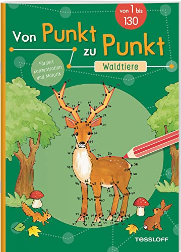 Von Punkt zu Punkt. Waldtiere: Von 1 bis 130