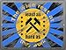 Rest At Least As Hard As They Work Novelty Mini Metal Parking Sign PM-3079