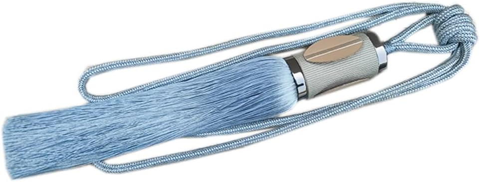 1 Pair Luxury Tassels Curtain Tiebacks Rope Living Room Curtain Buckle Tieback Simple Curtain Drape Tassel Holdbacks (Dark Coffee)