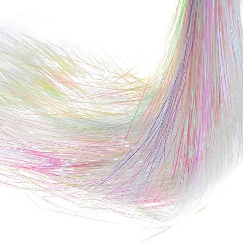 Miniatura 3 de Boao Guirnalda de flecos de oropel iridiscente de 10000 hebras para decoración de árbol de Navidad, suministros de fiesta de graduación, decoración
