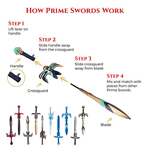Formidable Toys - Foam Sword For Kids - 32" Eon Arc Red & Black Prime Swords - Foam Swords For Adults And Kids - Foam Weapons - Knight Toys - Premium Customizable Play Swords For All #TOP4
