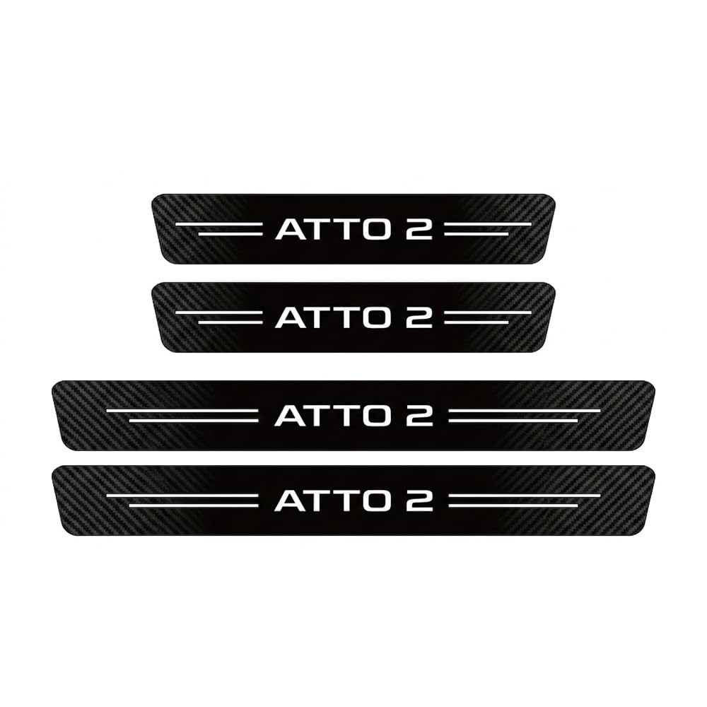 SDYAYFGE 4Pcs Kick Plates Car Door Sill Protector,for BYD ATTO 2