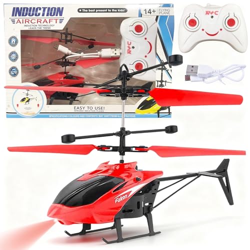 Spiritzohic Remote Control Helicopter RC Helicopters Aircraft Model Radio Controlled Aircraft Indoor RC Flying Gift for Birthday Christmas