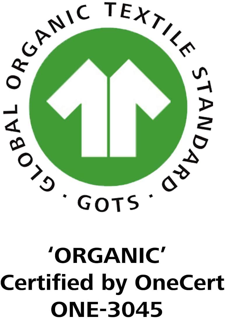 BIOWEAVES 100% Organic Cotton Full/Queen Duvet Cover Set, 3-Piece, 300 Thread Count Sateen Weave GOTS Certified Comforter Cover with Buttoned Closure and 2 Pillow Shams â€“ Natural, 90x90 inches