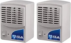 Purificador, Ozonizador e Ionizador de Ar 1,5w 80m² Iza Air - Kit 2 unidades