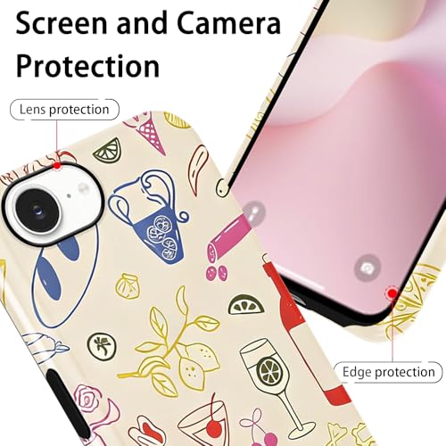 Coque de téléphone mignonne d'été pour iPhone 17e style féminin - 3