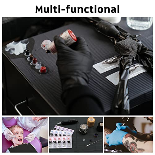 Dental Bibs - Autdor 50Pcs Disposable Dental Bibs Sheets 3 Ply Tissue Waterproof Lap Cloths 13" X 18" Patient Bibs Tattoo Bibs Tattoo Table Covers Clean Pad Dental Napkins For Pets Tray Covers #TOP4