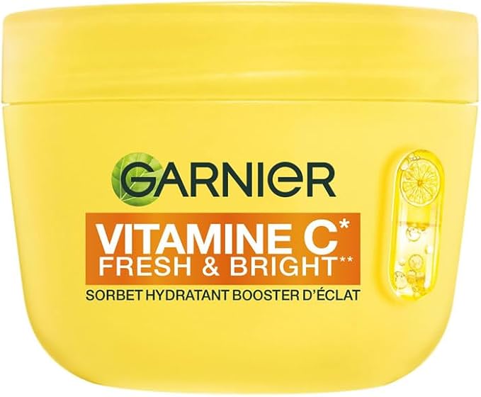 Garnier Sorbet Cream Witamina C Nawilżający Booster Połysk Twarzy 85ml
