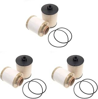 iFJF FD4617 Diesel Fuel Filter Replacement for 6.4L Powerstroke F250 F350 F450 F550 Super Duty 2008-2010 Diesel V8 Engine Replaces 8C3Z9N184C 3C346731AA 3C3Z6731AA(Set of 3)