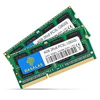 Rasalas 8GB DDR3 1600MHz SODIMM メモリー　×5 Rasalas 8GB (2x4GB) PC3L-12800 DDR3L 1600MHz SODIMM 4GB RAM DDR3