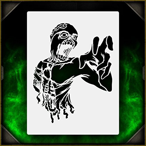 Zombie Torso 2 AirSick Airbrush Stencil Art Design Template