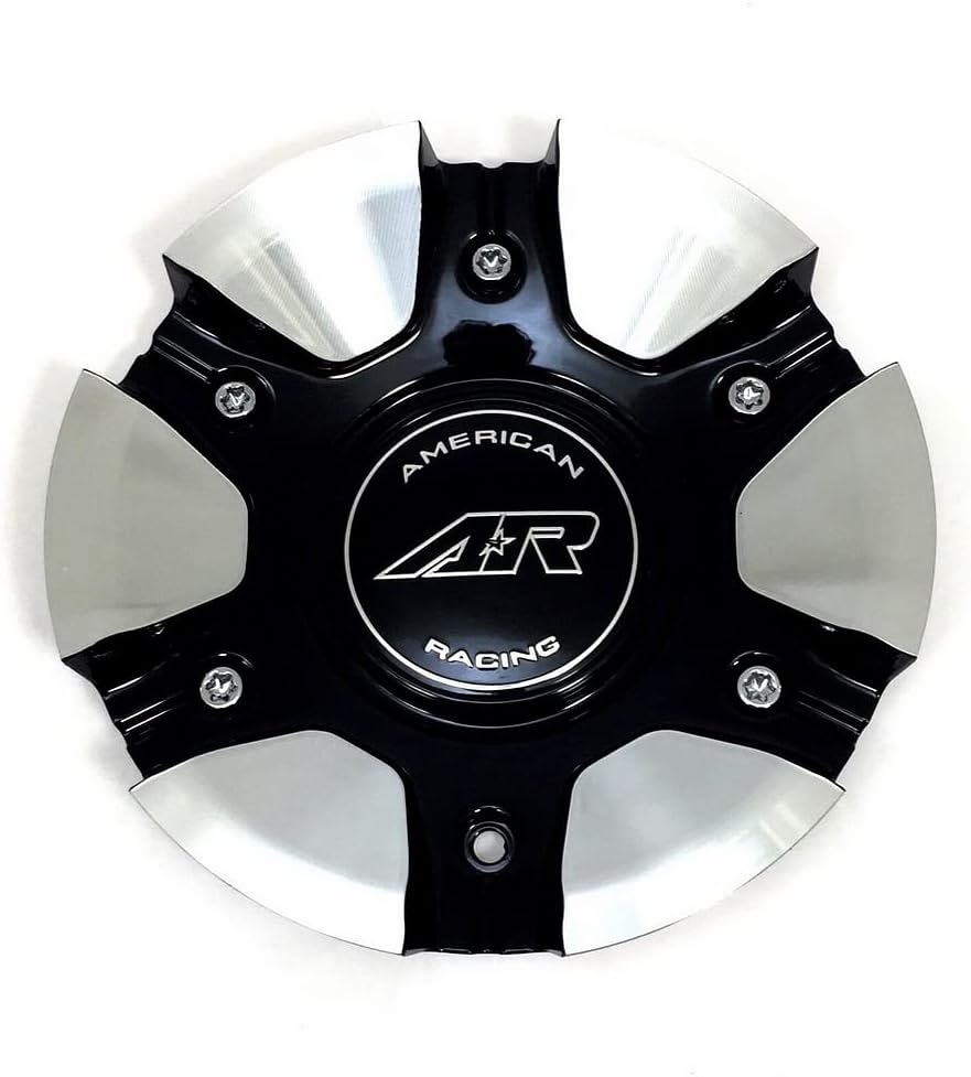 AMERICAN RACING AR894 449L185-BAL 449L185BAL CENTER CAP GLOSS BLACK AND MACHINED