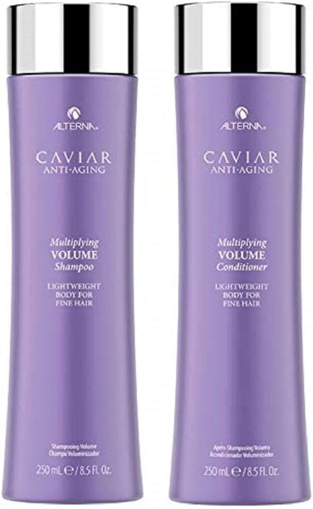 Alterna Caviar Anti-Aging Multiplying Volume Shampoo and Conditioner Set, 8.5-Ounce (2-Pack)