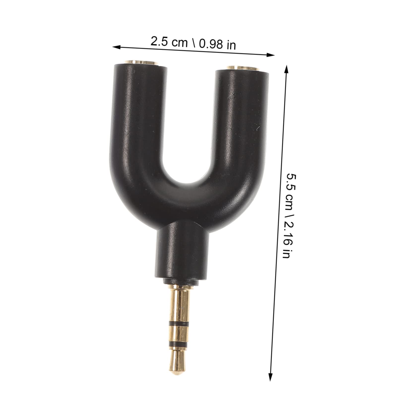 Abaodam 30 Pz Adattatore Audio Adattatore Aux Per Auricolare Divisore Splitter Per Cuffie Da 1 a 2 Distributore Adattatore Ausiliario Cavo Adattatore Rame Privo Di Ossigeno Amanti Stereo