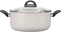 Brinox - Caçarola com Tampa 24Cm 4,5L Ceramic Life Suprema - Vanilla