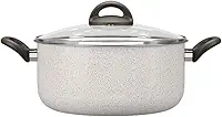 Brinox - Caçarola com Tampa 24Cm 4,5L Ceramic Life Suprema - Vanilla
