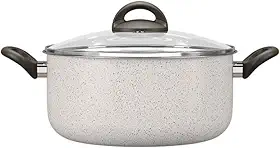 Brinox - Caçarola com Tampa 24Cm 4,5L Ceramic Life Suprema - Vanilla