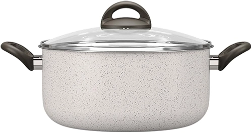 Brinox - Caçarola com Tampa 24Cm 4,5L Ceramic Life Suprema - Vanilla