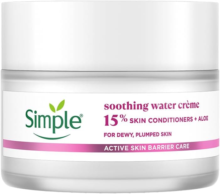 Simple Barrier Care Soothing Water Crème 40g | Supports Skin Barrier Health | For Normal To Oily, Sensitive Skin