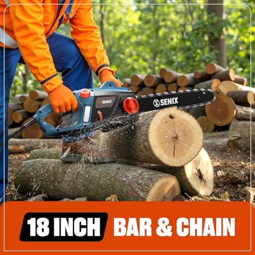 SENIX 18-Inch Corded Electric Chainsaw