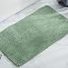 KELEKELE Tapis de Bain Absorbant Antidérapant Tapis Salle de ​Bain Lavable en Machine Tapis de Douche en Microfibre Douce (Vert Clair, 40x60cm)