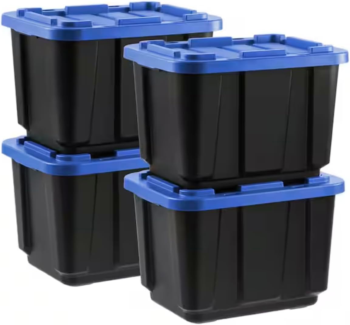 11.5 Gallon Storage Totes with Lids (4-Pack) ED08417