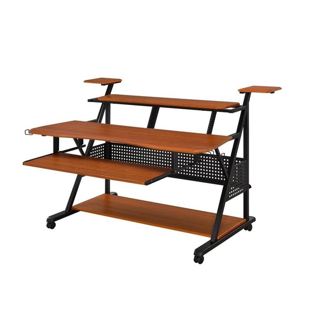 Amazon.com: Acme Furniture Metal and Wooden Music Desk with Wheels