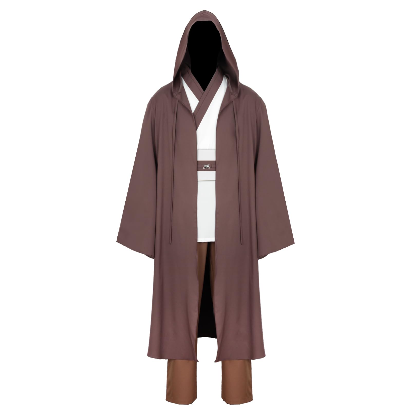 TZIISOA Men's Tunic Hooded Set Adult Cosplay Halloween Robe Costume