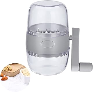 Tingz Râpe à légumes multifonctionnelle Hachoir Manuel Polyvalente Râpe à Fromage Acier Inoxydable Rotatif Moulin pour éplucher et râper Les légumes,épices，Fruit Sec Rapide