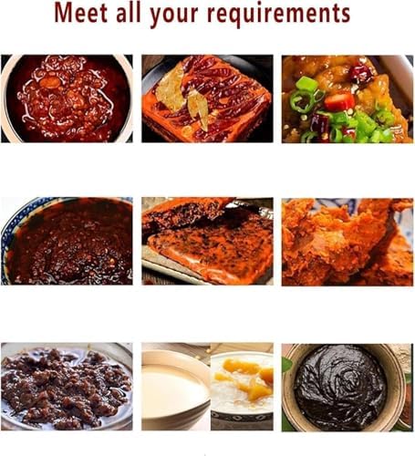 Electric Stainless Steel Soup Mixer with Heating Function - Adjustable Speed Commercial Pot Stirrer for Soup, Chili Sauce, Beverages, Jam & Porridge Cooking