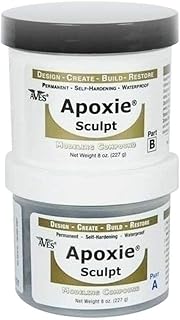 Aves Apoxie Sculpt - 2 Part Modeling Compound (A & B) - 1 Pound, Natural