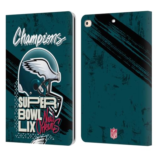 Casque des Eagles étui portefeuille iPad 9.7 protection cuir NFL