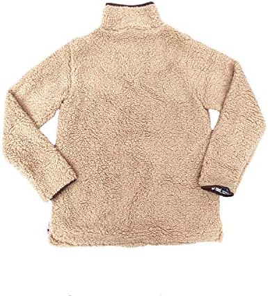 monogrammed reversible sherpa pullover