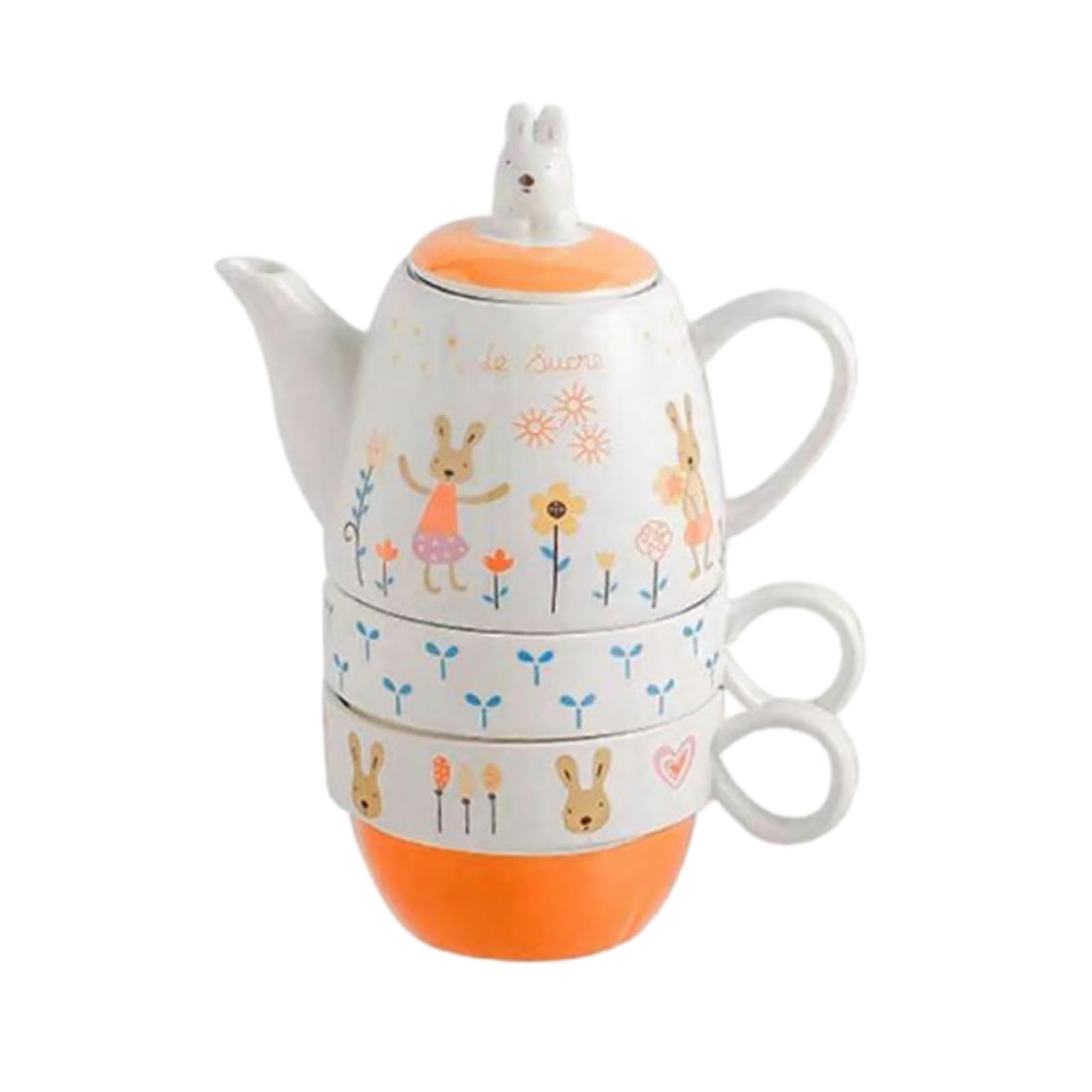 Amazon.co.jp: 漫画 セラミック ティーポット ティーセット シュガー