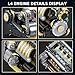 BseSparklion L4 Engine Building Sets for Adults, MOC Inline 4-Cylinder Mini Car Motor Model Kit That Runs, DIY STEM Toy Gift for Teens 14+ (853 PCS)
