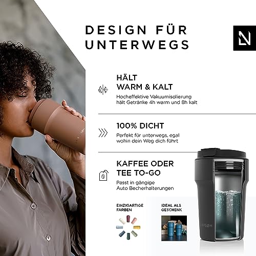 Lars Nysøm Thermo Kaffeebecher to go für heiße und kalte Getränke