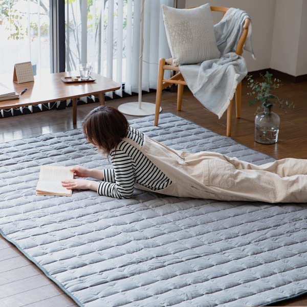 Amazon｜ビーナスベッド ラグ ラグマット 麻 長方形 185×235 約3畳