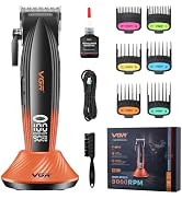 VGR 889C Professionele Tondeuse, Snoerloze Tondeuse Met Laadstation, Instelbare Professionele Haa...