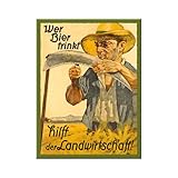Format: 6x8cm Nostalgic Art Magnet, Bunt