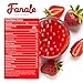 Fanale Strawberry Popping Boba Pearls, Vegan, Non GMO, Gluten Free, Fat Free, Perfect for Bubble Tea, Smoothies, Ice Cream, Desserts, and Beverages.