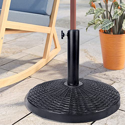 Blissun 22 Lbs Heavy Duty Patio Market Umbrella Base Stand (16.5") #TOP4