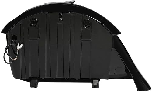 Miniatura 7 de TCT-MOTORPARTS Tapa de audio con cierre electrónico Saddlebag para Indian Chieftain 2014-2017 Chieftain Dark HorseSpringfield 2016-2018 Chieftain