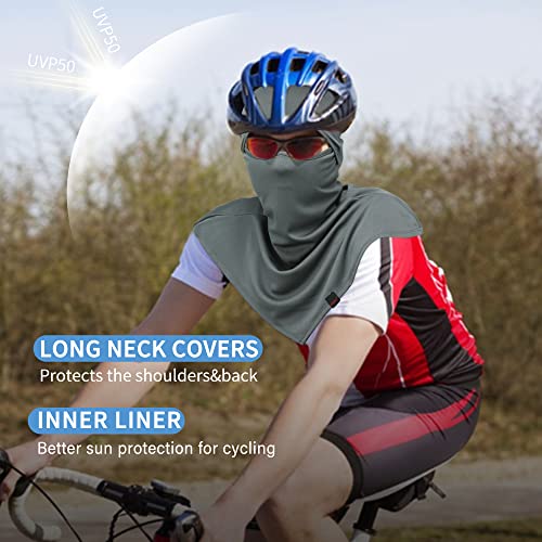 Aiwolu Balaclava Full Face Mask Summer For Sun Protection Breathable Long Neck Covers For Men Women Cycling Fishing #TOP4